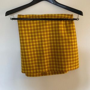 Urban outfitters plaid mini